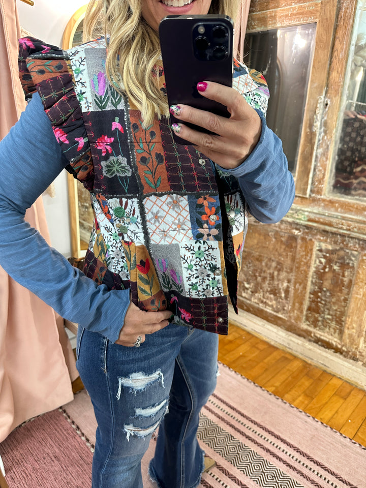 Rustic Garden Puffer Vest