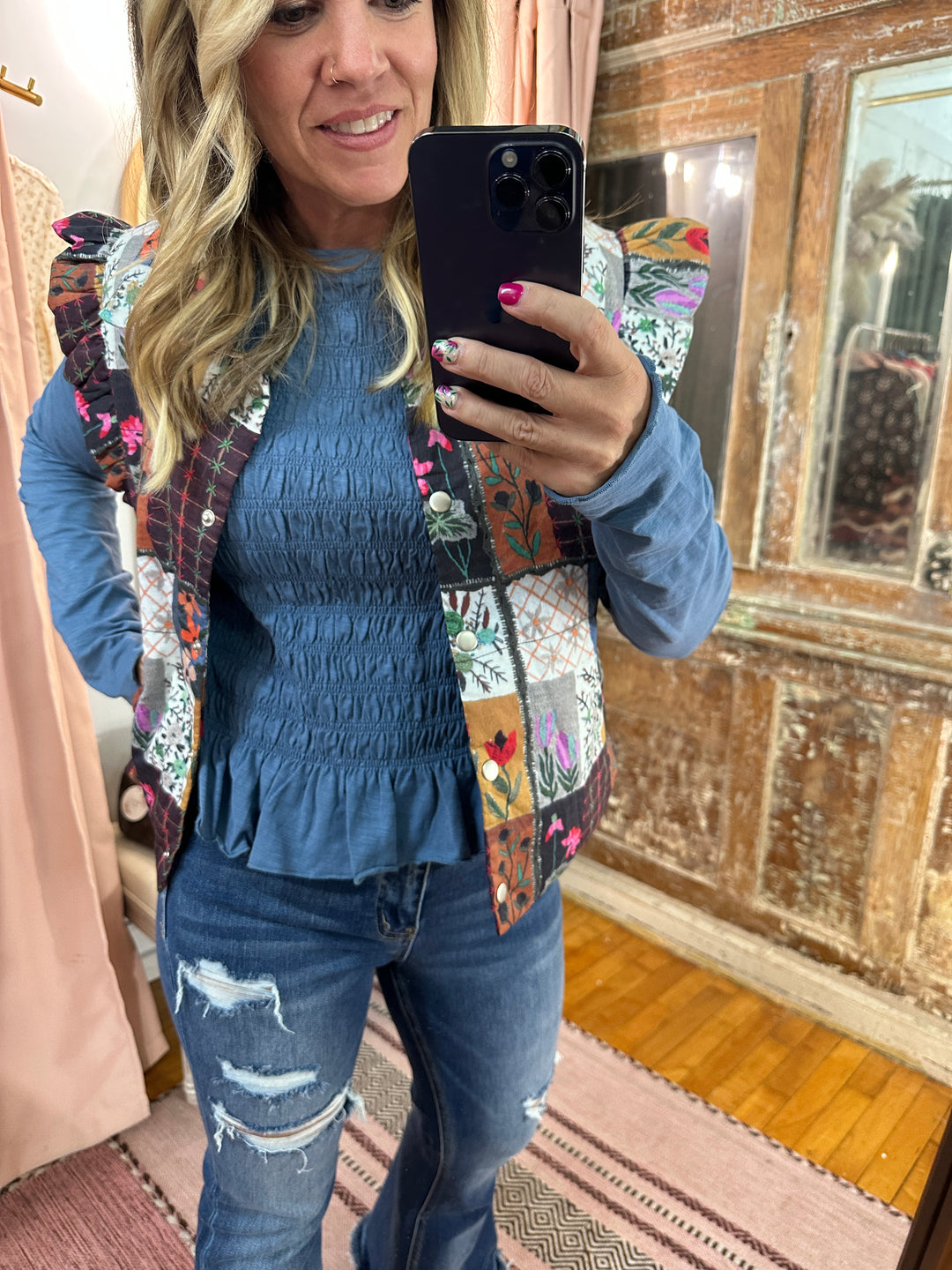 Rustic Garden Puffer Vest