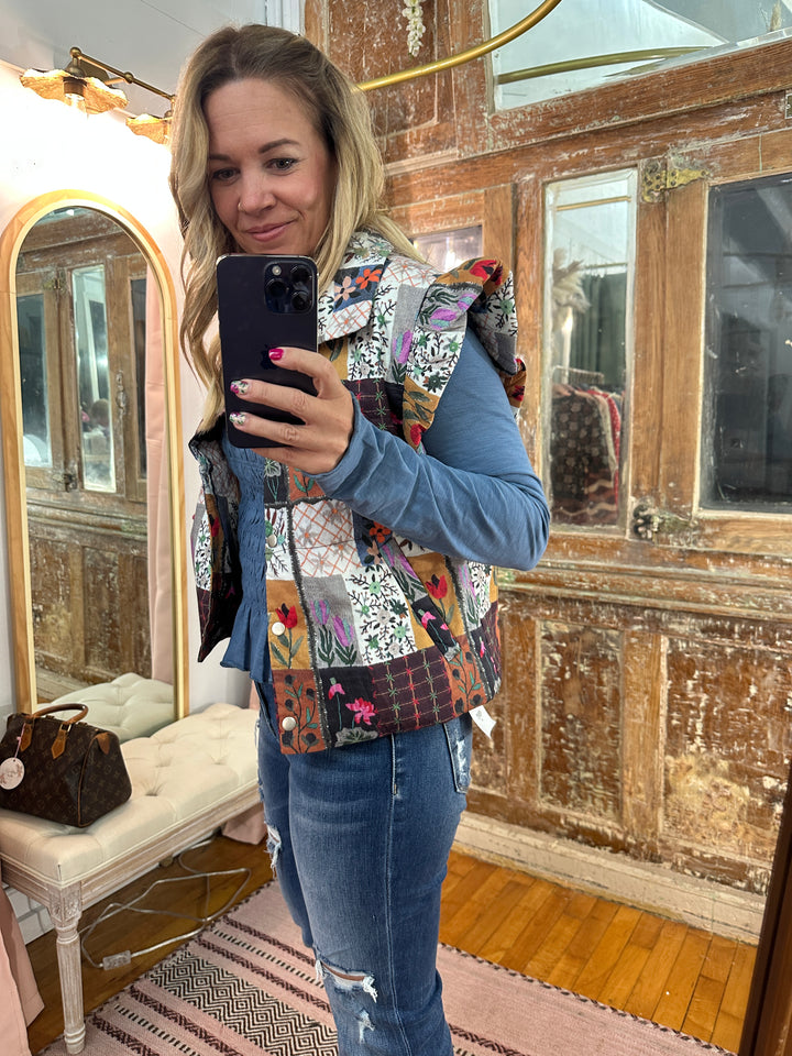 Rustic Garden Puffer Vest