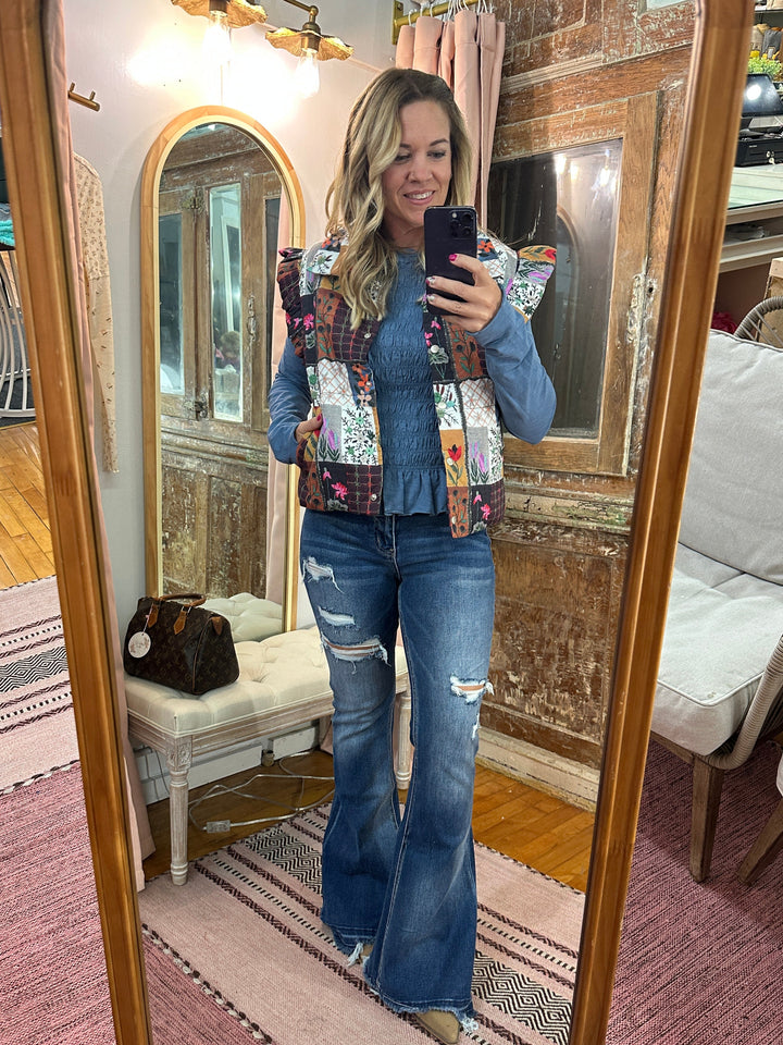 Rustic Garden Puffer Vest