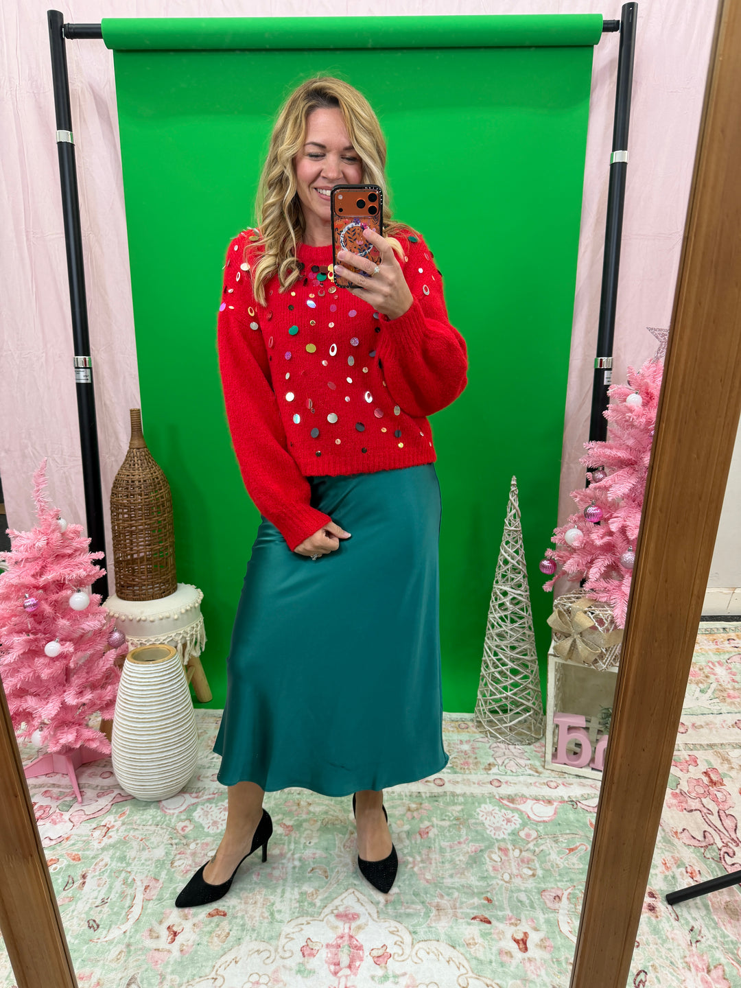 Confetti Sequence Sweater