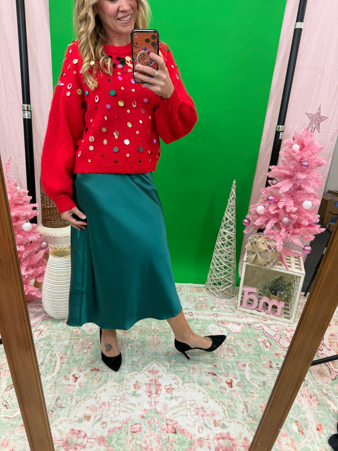 Confetti Sequence Sweater