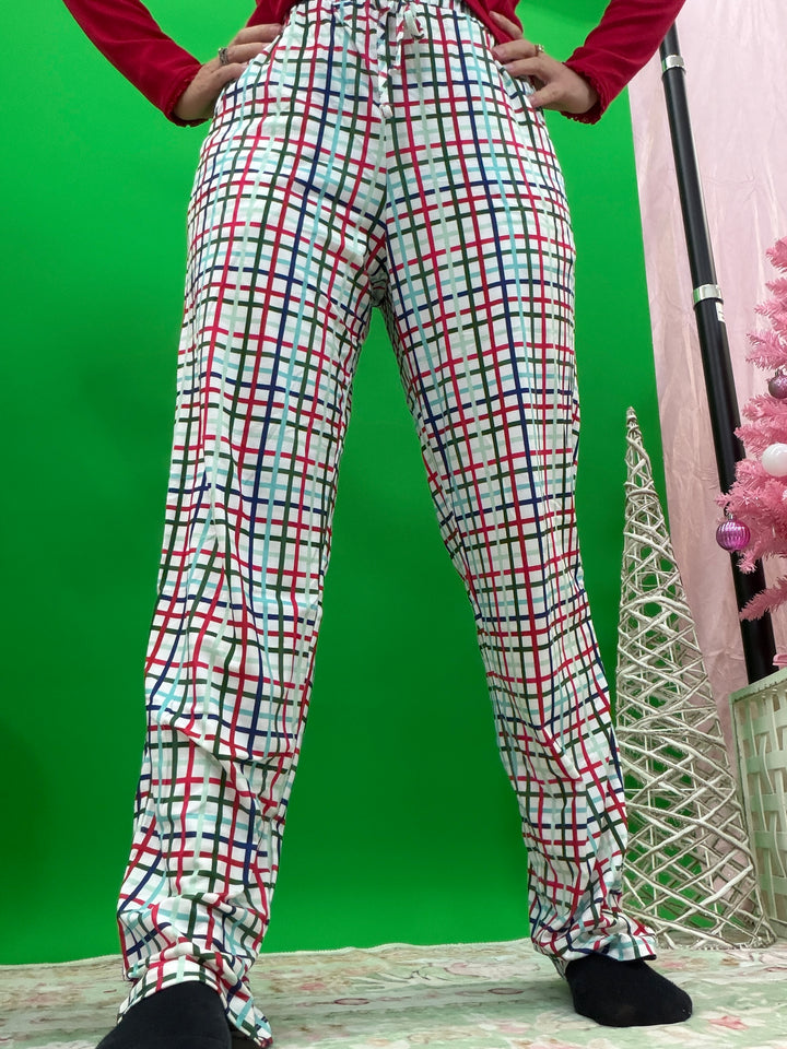 Unisex Plaid Christmas PJ Pants