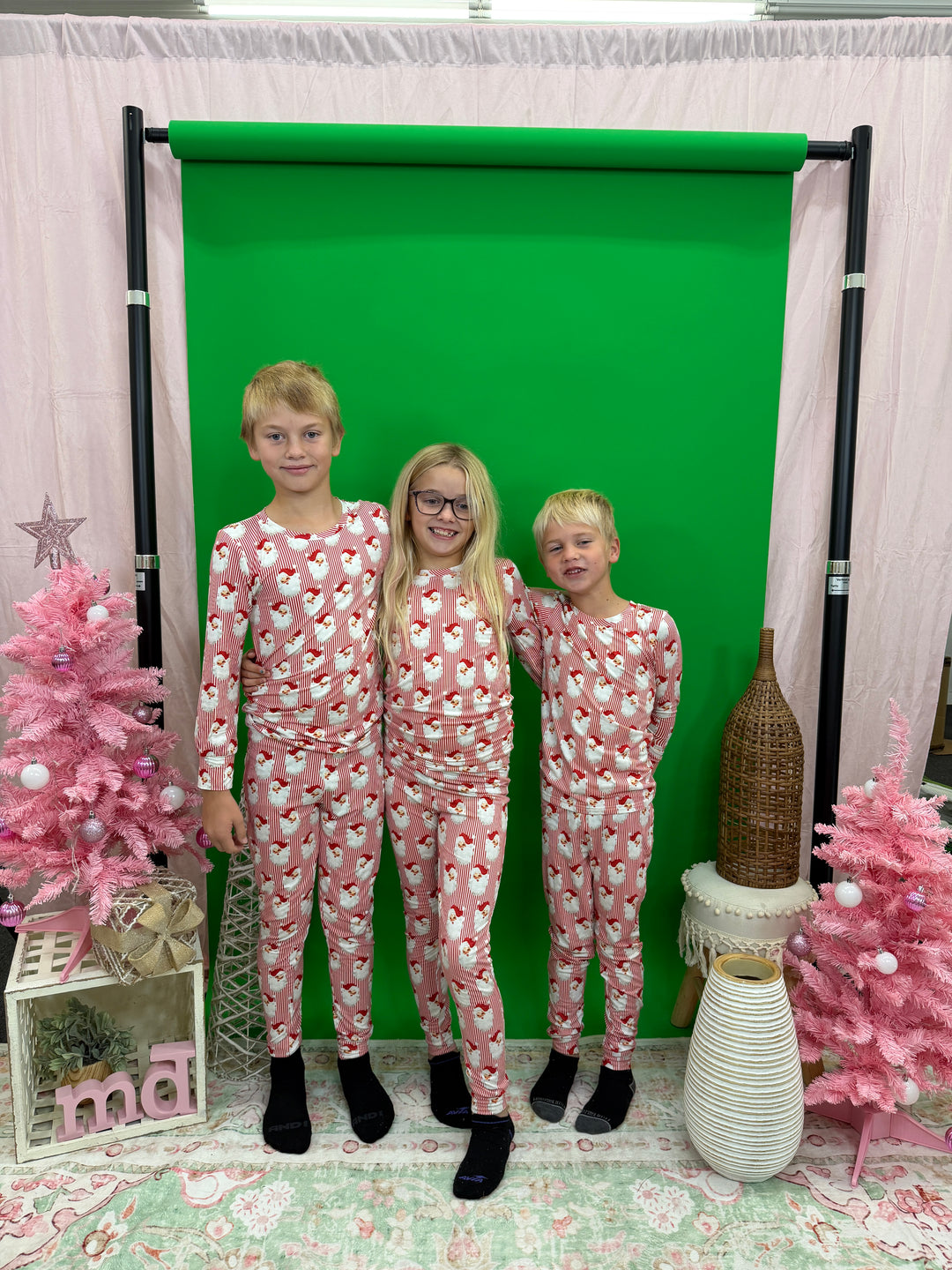 Toddler Santa Baby Red PJ Set