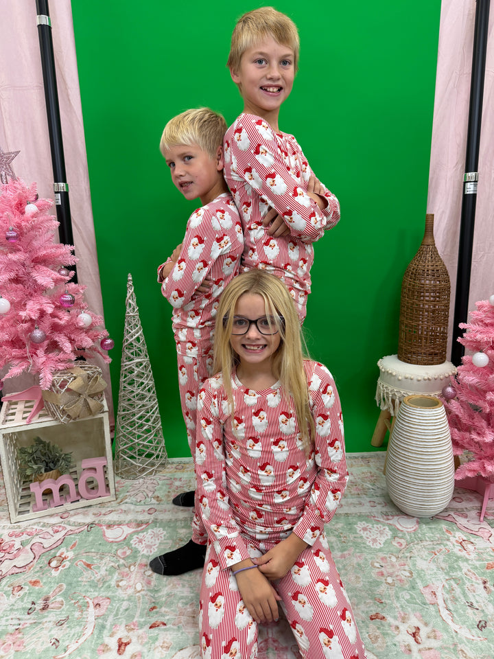 Toddler Santa Baby Red PJ Set