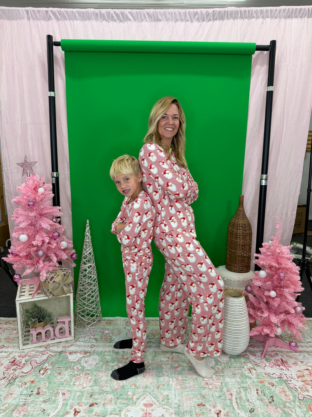 Santa Baby Red PJ Sets