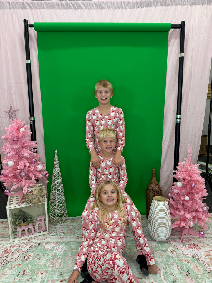 Kids Santa Baby Red Pj Sets