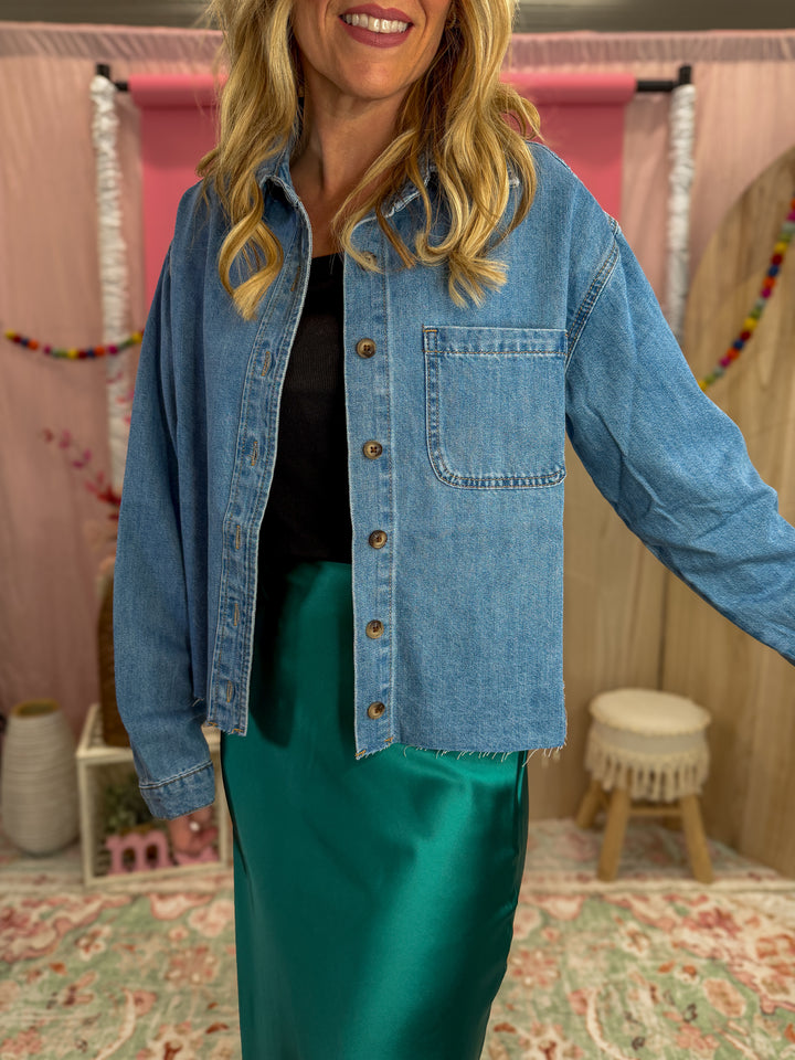 Free Spirit Denim Shacket