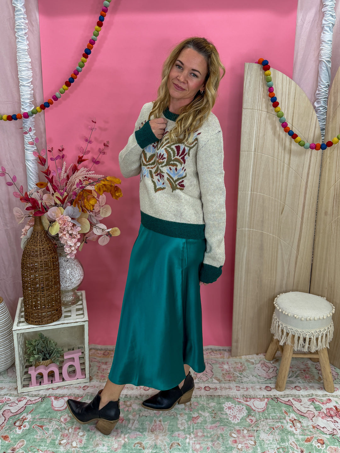 Woodland Whimsy Knit Sweater