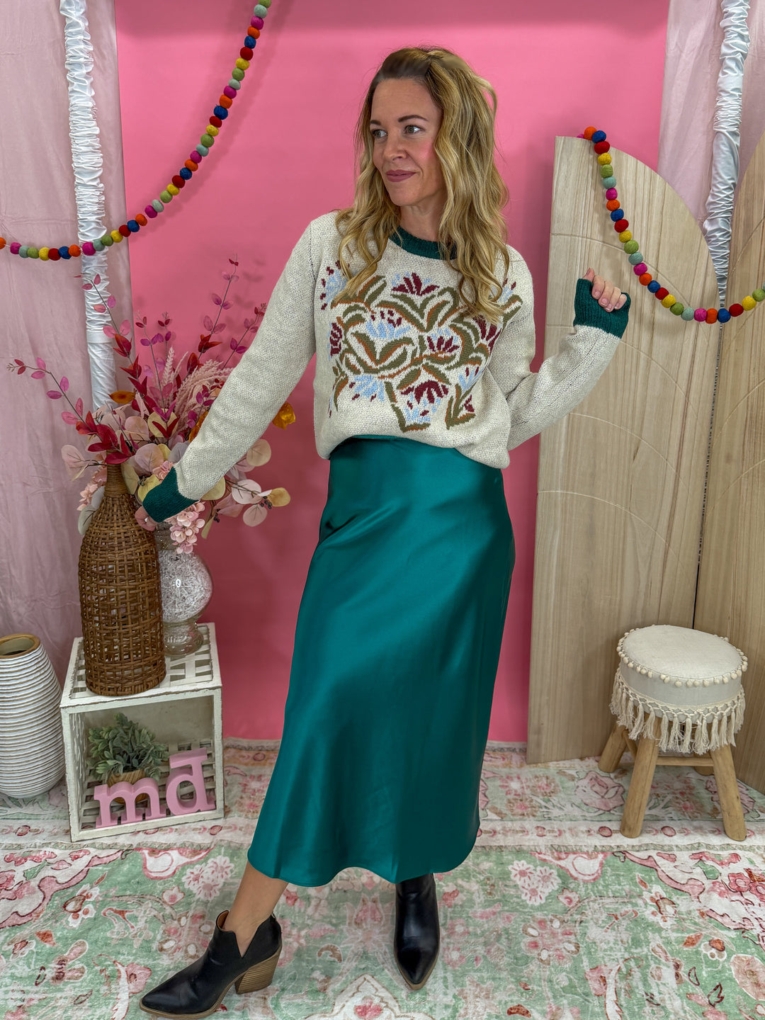 Woodland Whimsy Knit Sweater