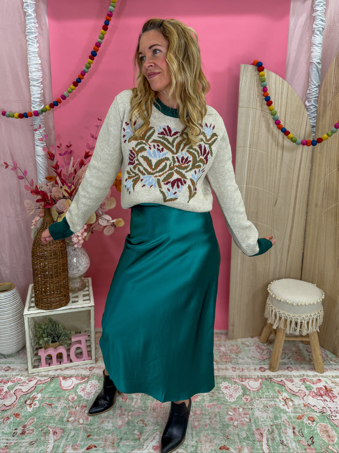 Woodland Whimsy Knit Sweater