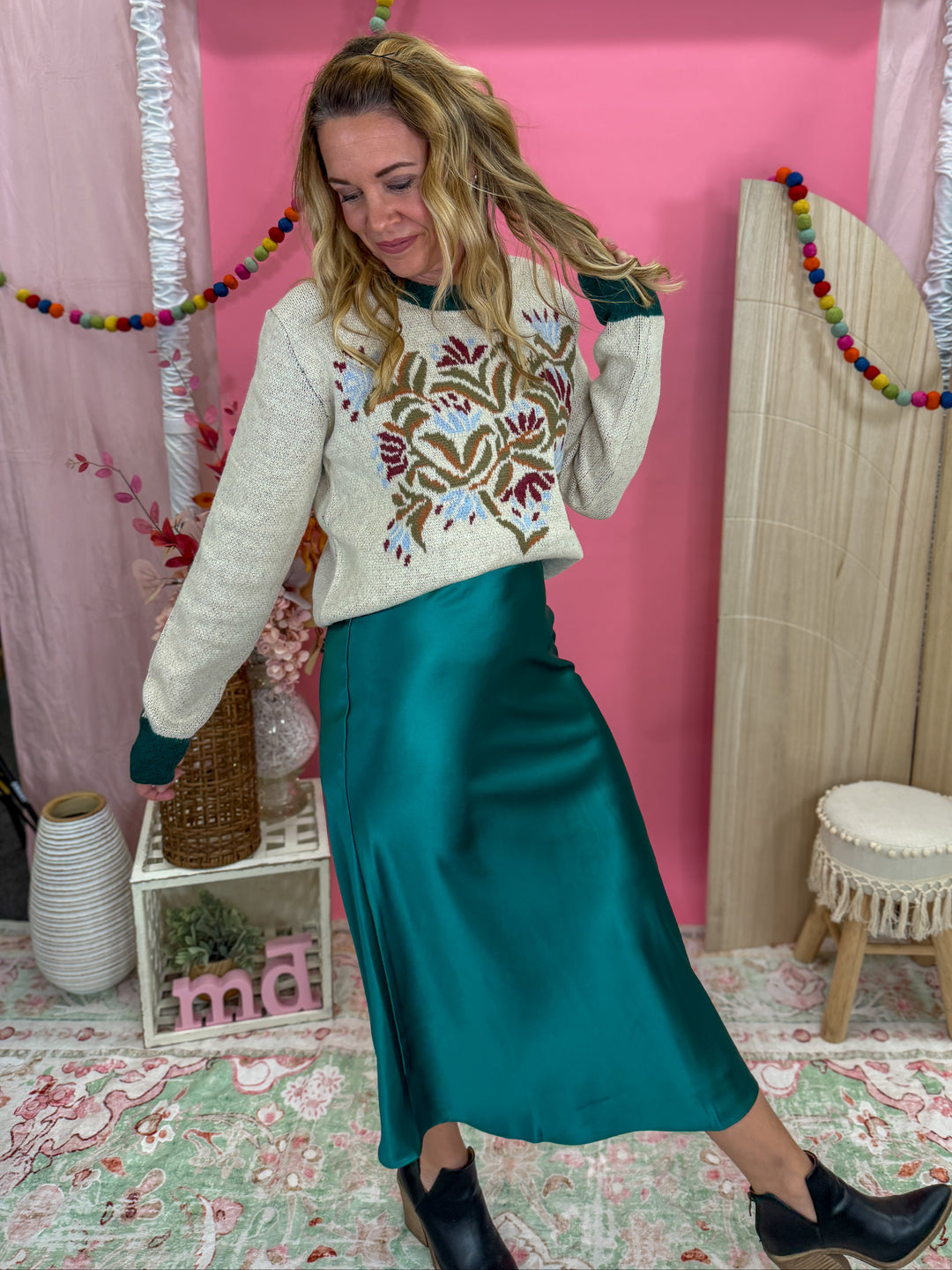 Woodland Whimsy Knit Sweater