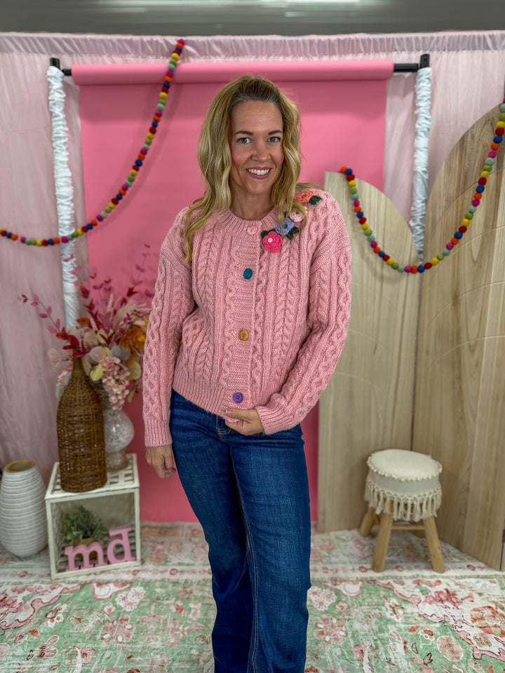 Sweetheart Crochet Garden Cardigan