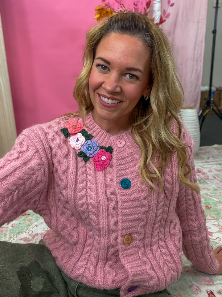 Sweetheart Crochet Garden Cardigan