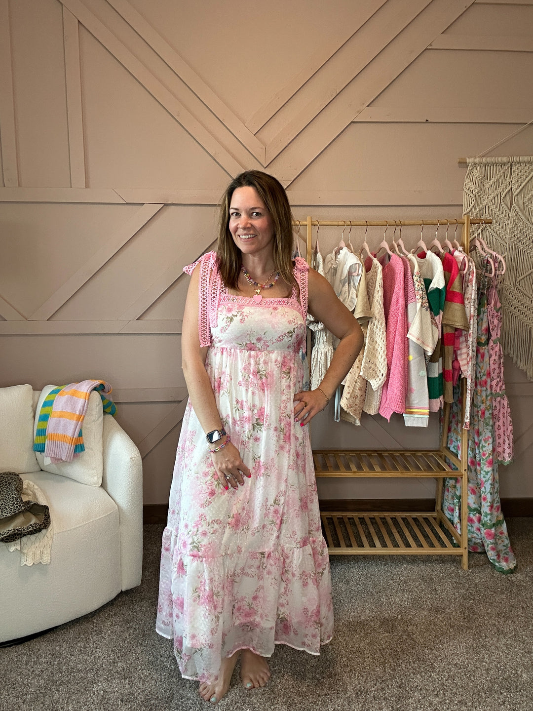 Blooming Romance Midi Dress