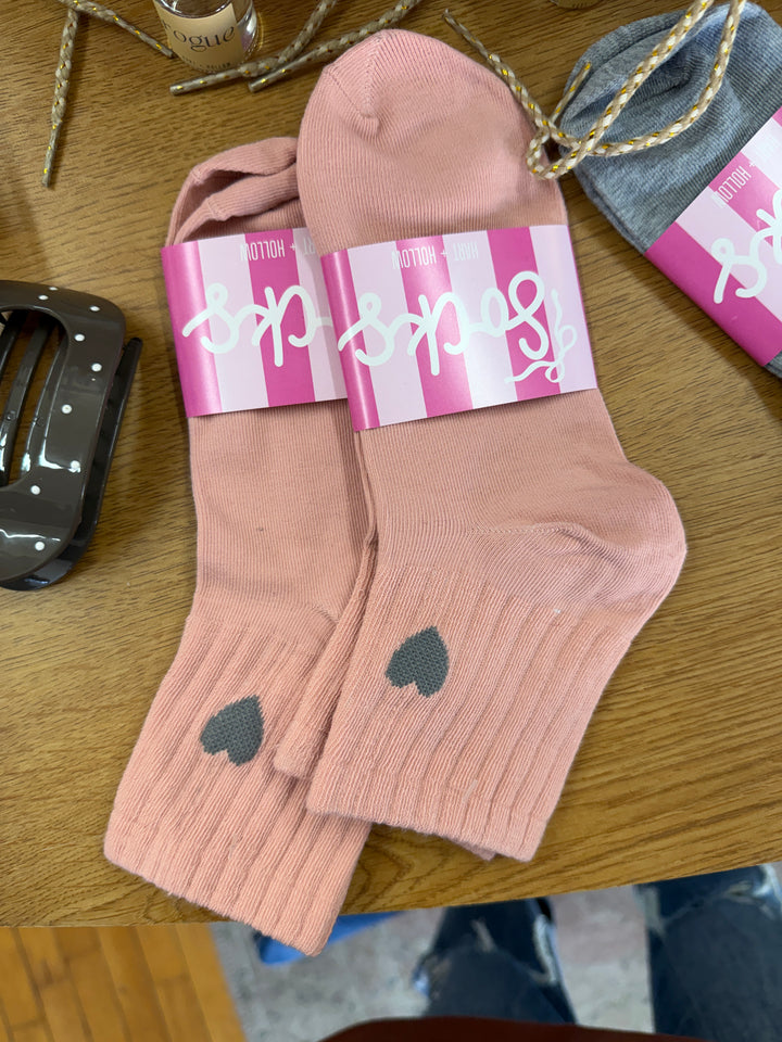 Heart Crew Socks