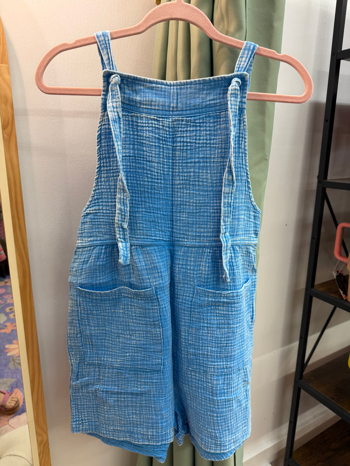 Easy Days Gauze Romper - Blue