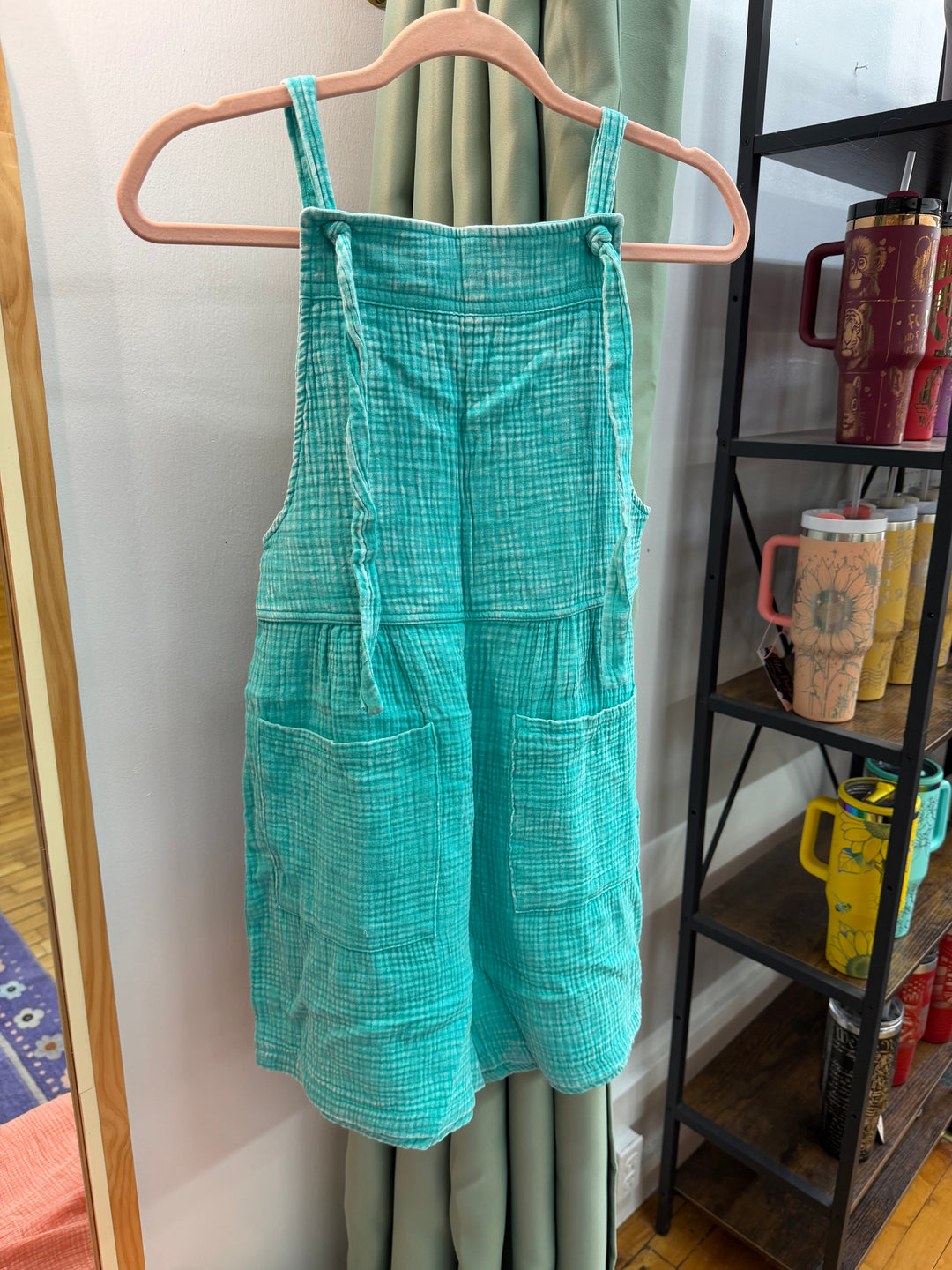 Easy Days Gauze Romper - Turquoise