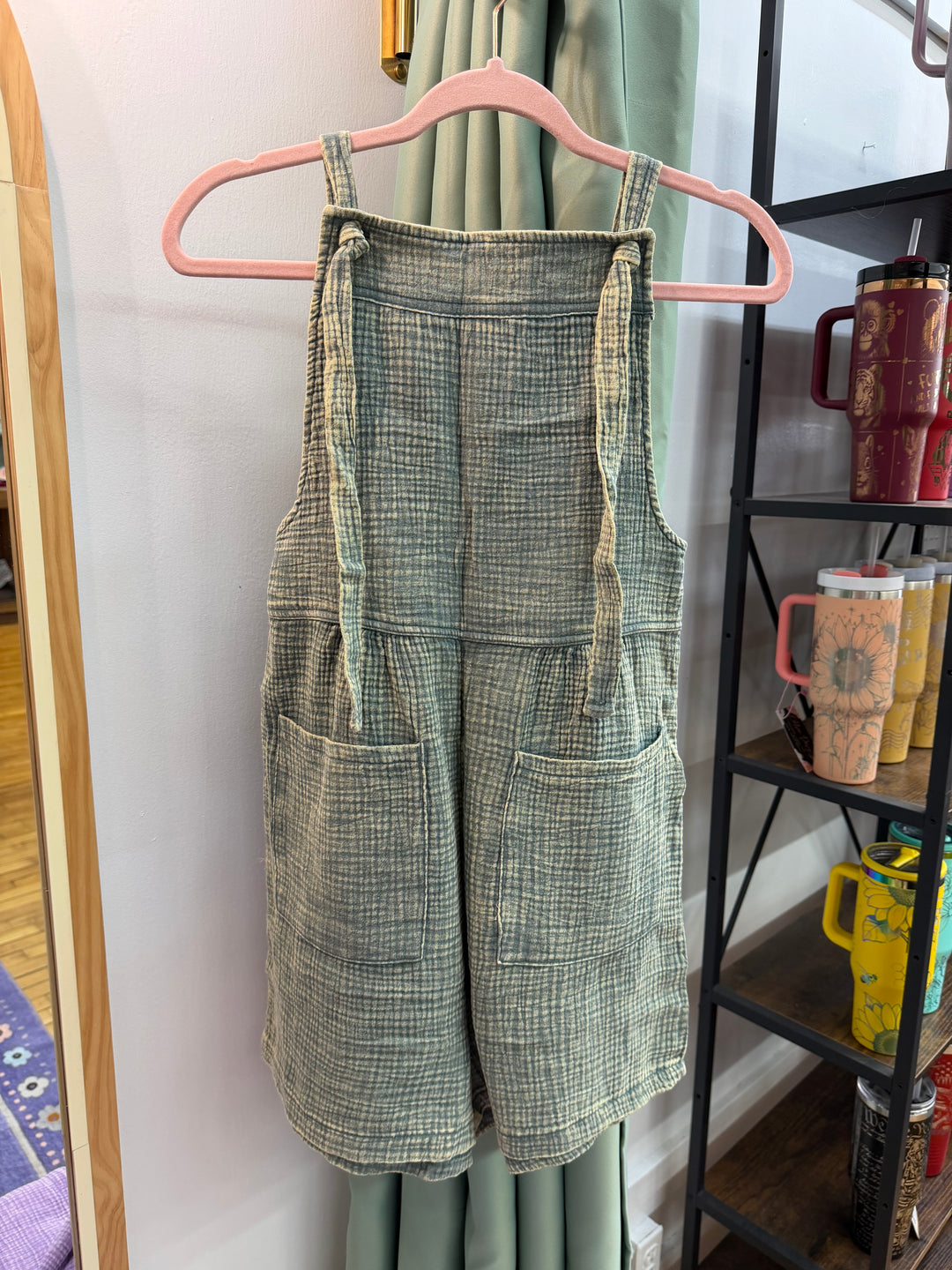 Easy Days Gauze Romper - Ash Jade
