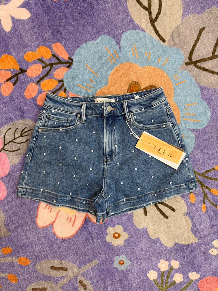 Dot Your Way Denim Short