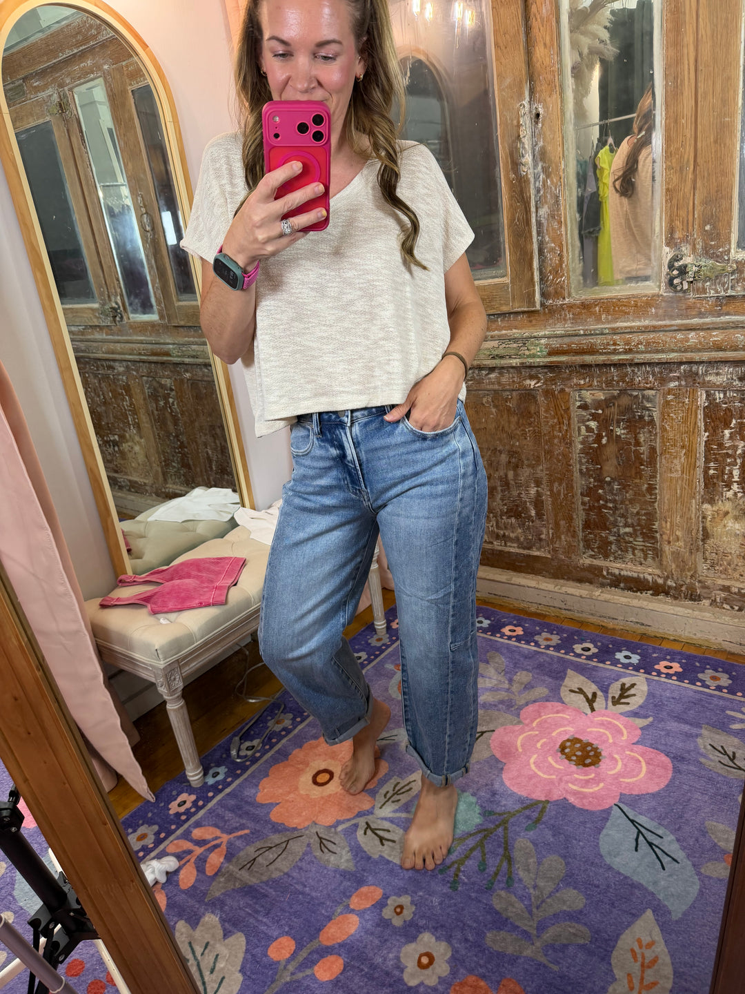 Midtown Muse Barrel Jeans