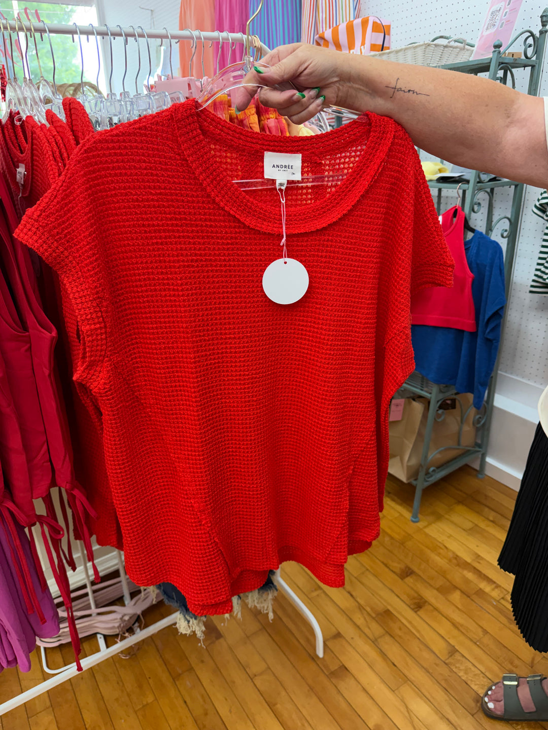 Cherry Pop Knit Top
