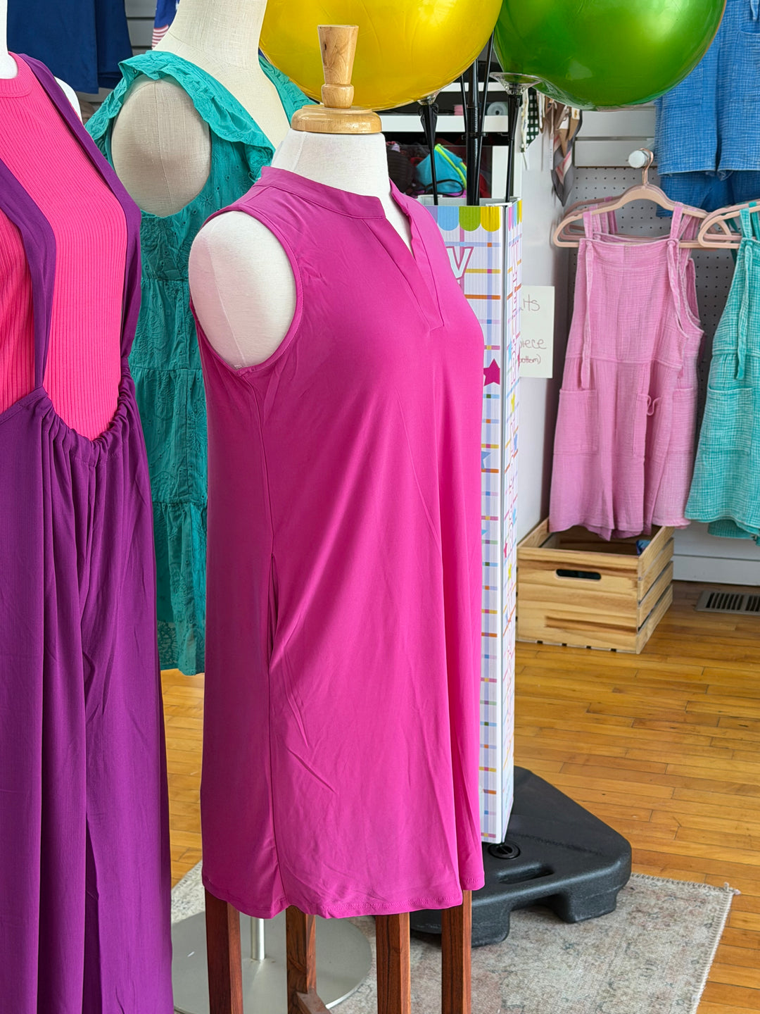 Pink Paradise Swing Dress