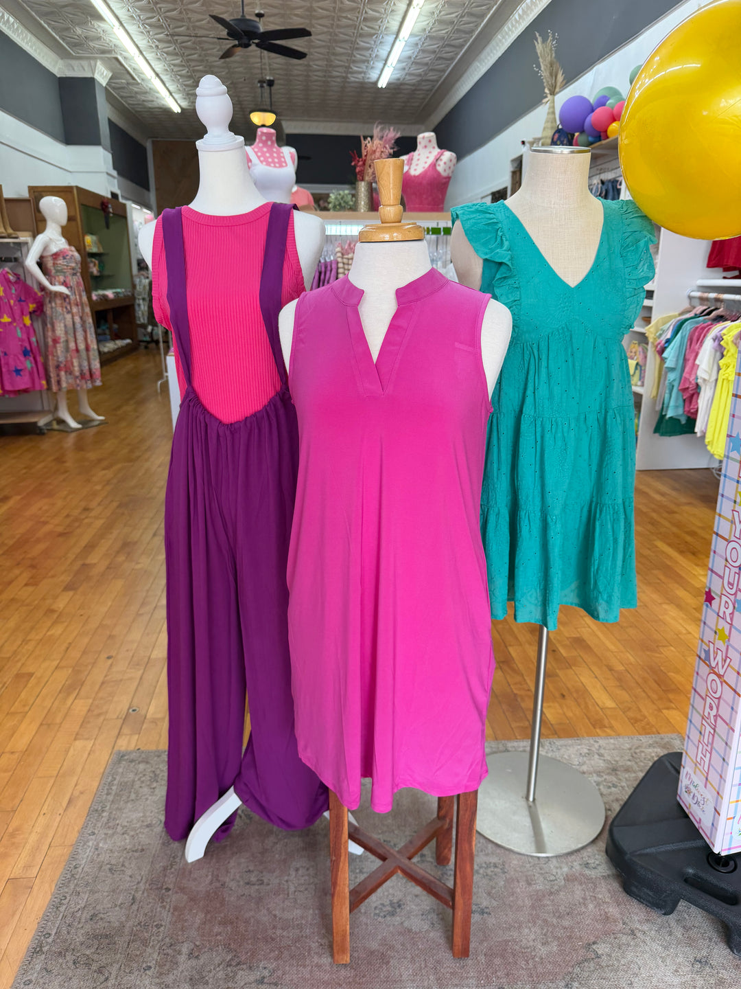 Pink Paradise Swing Dress