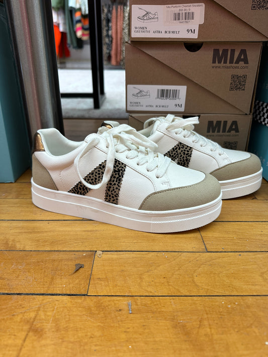 Mia Platform Cheetah Sneakers