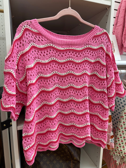 Rosewave Crochet Top