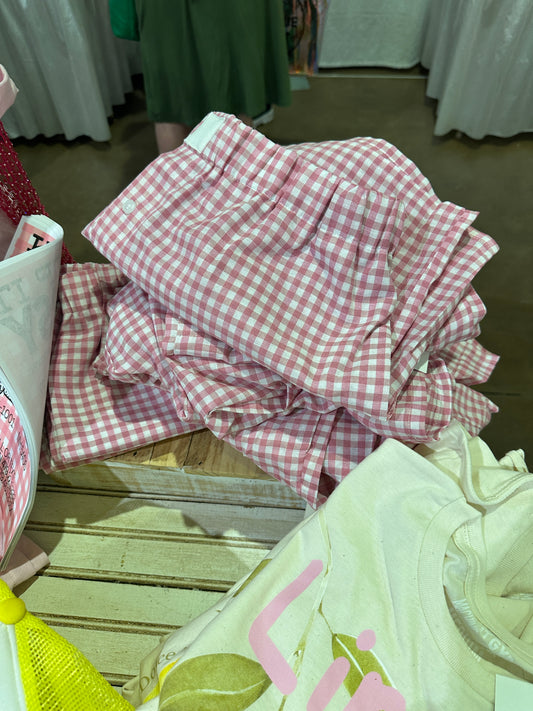 Checkered Boxer Shorts