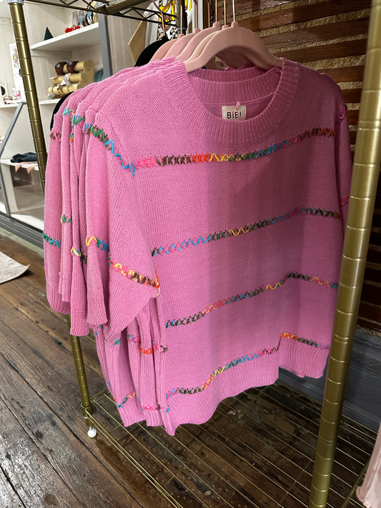 Barbie Pink Sweater Top