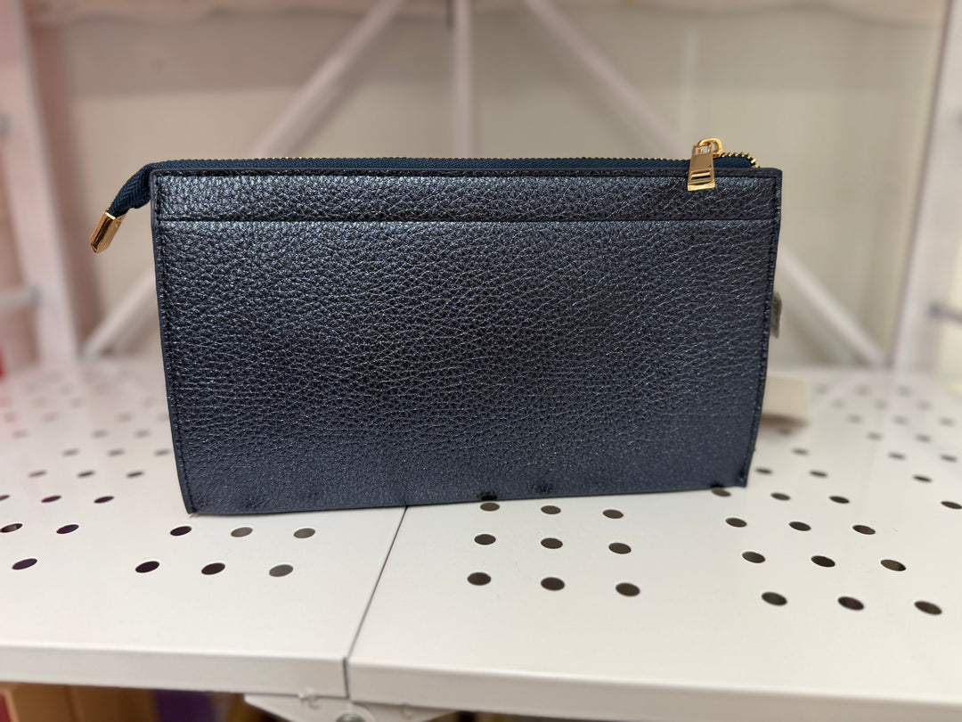 On the Go Convertible Crossbody - Navy