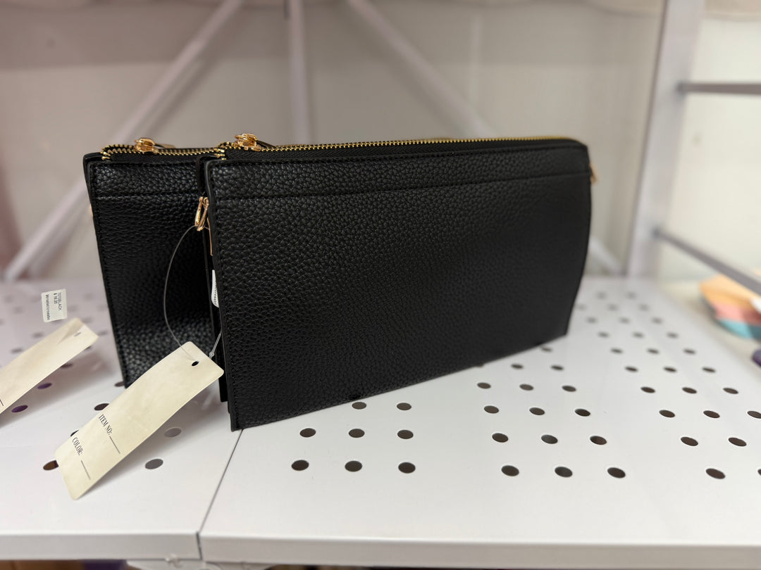 On the Go Convertible Crossbody - Black