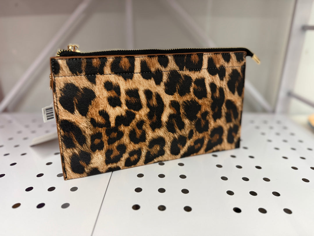 On the Go Convertible Crossbody - Leopard