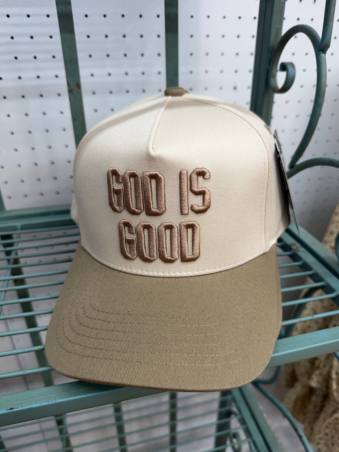 God Is Good Snapback - Neutral