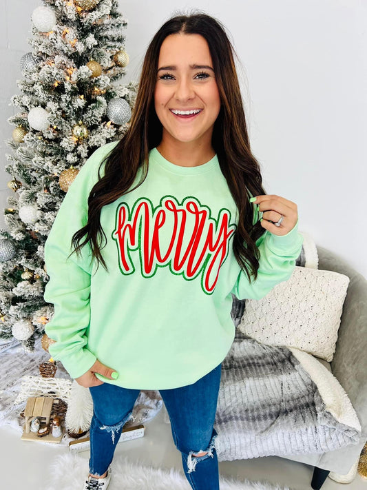 Neon Merry Puff & Glitter