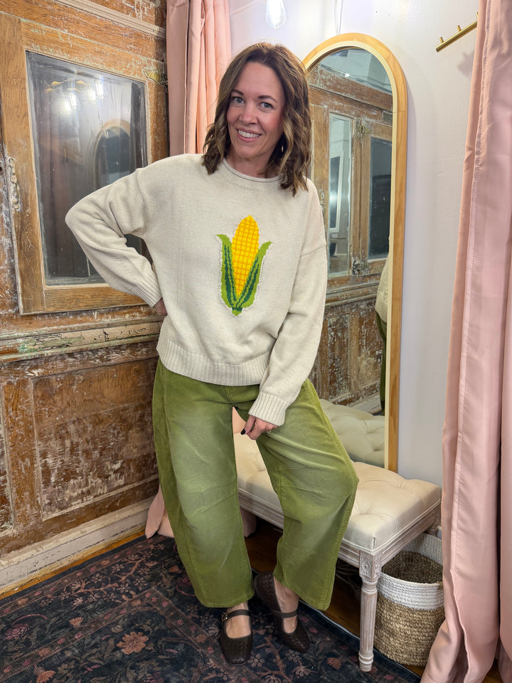 Sweet as Corn Knit Sweater