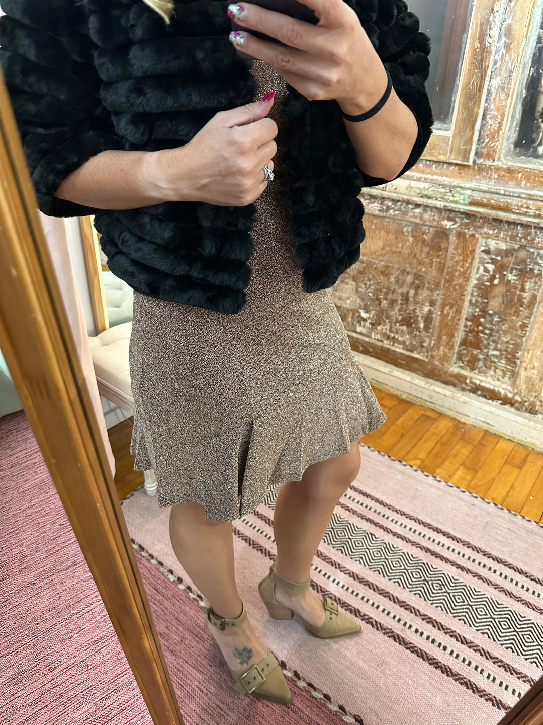 Faux Fur Crop Jacket