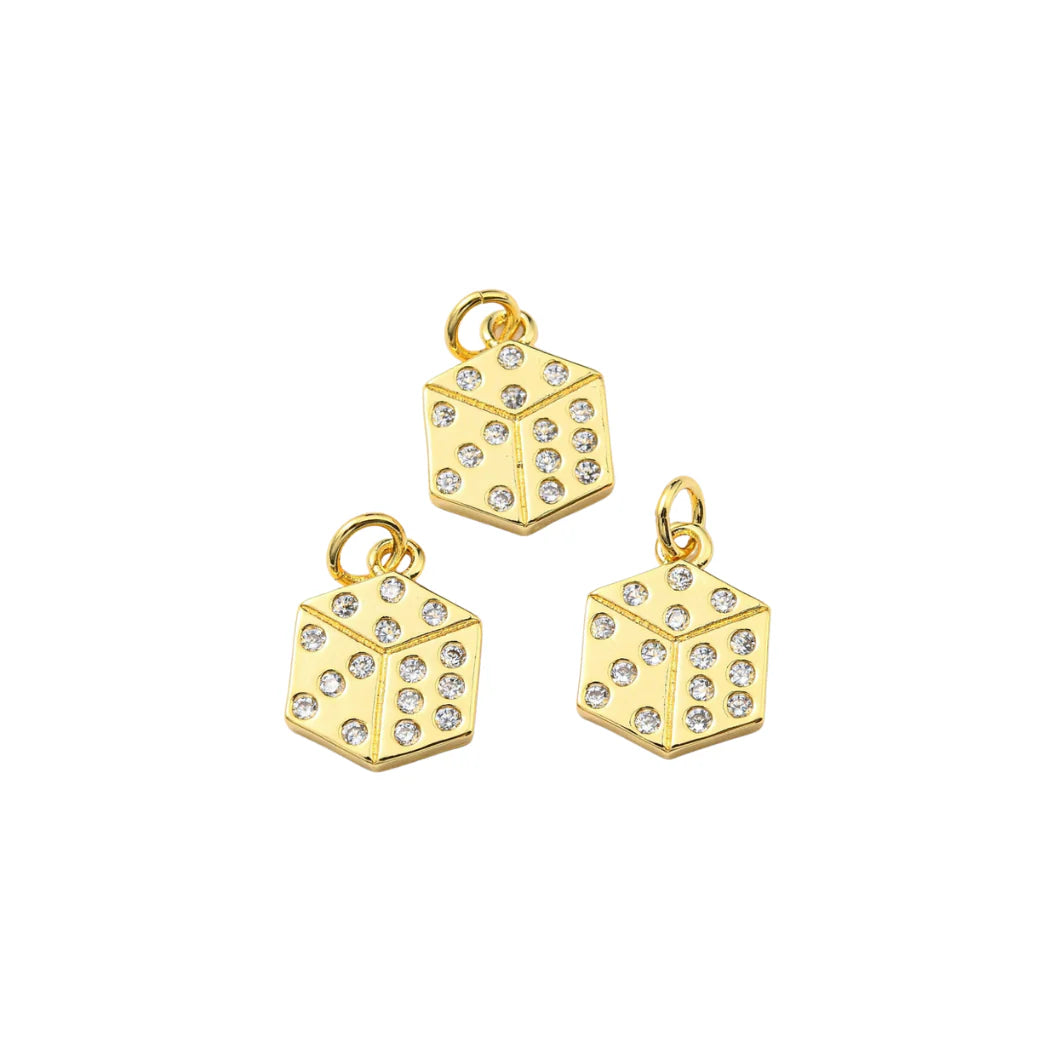 Gold Roll The Dice Charm