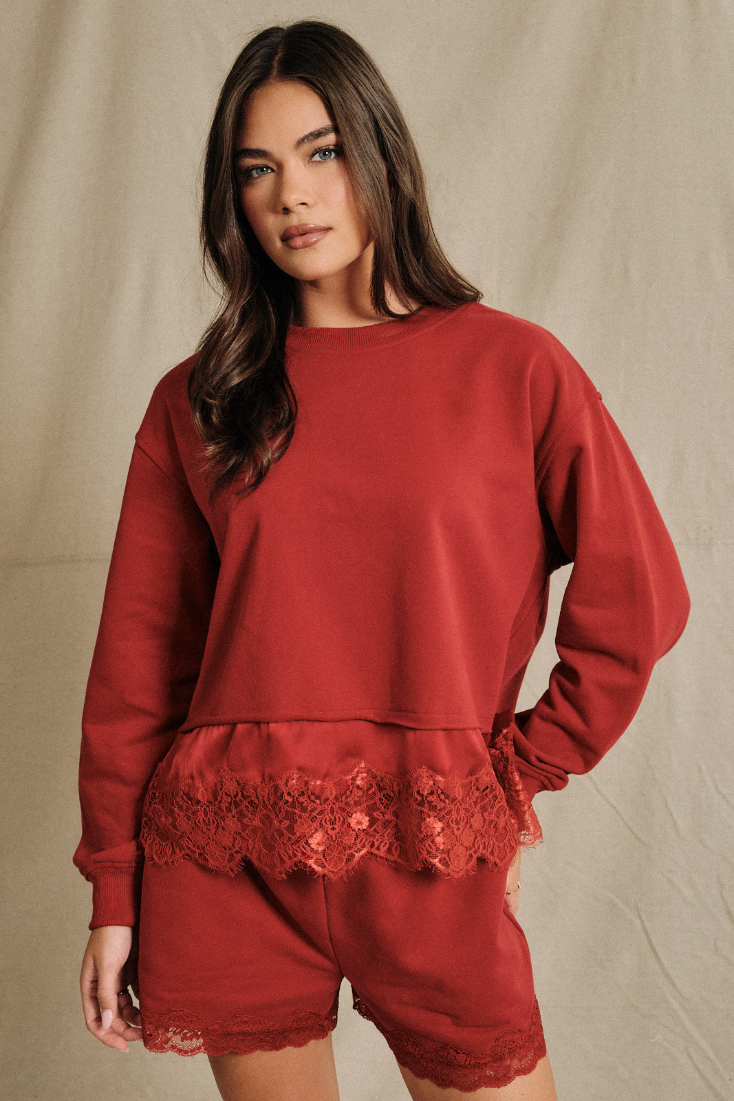 Lace After Hours Sweatshirt