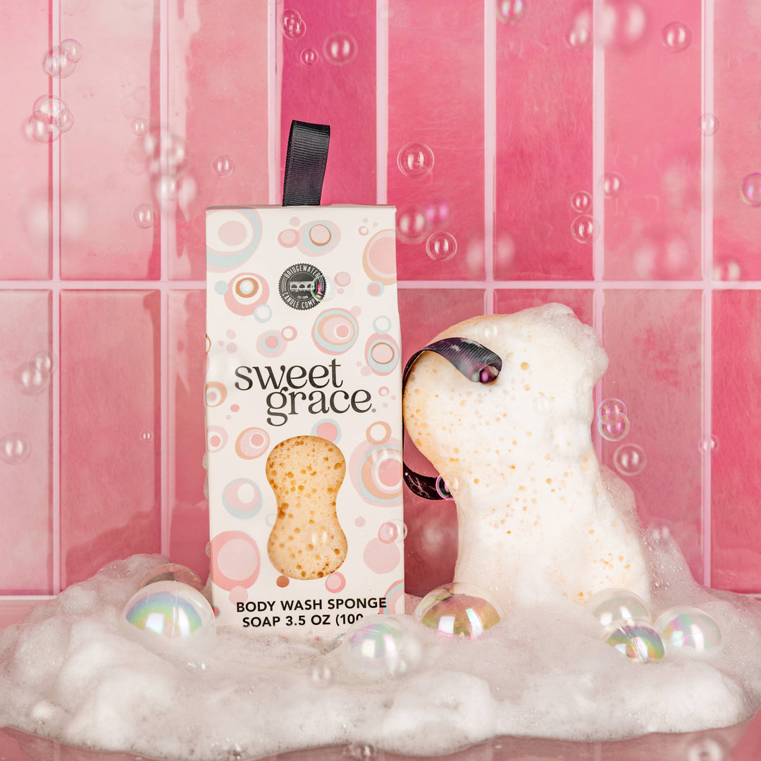 New! Sweet Grace Body Wash Sponge
