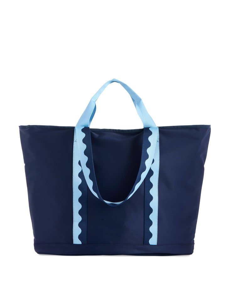 CAMDEN NEOPRENE TOTE: NAVY