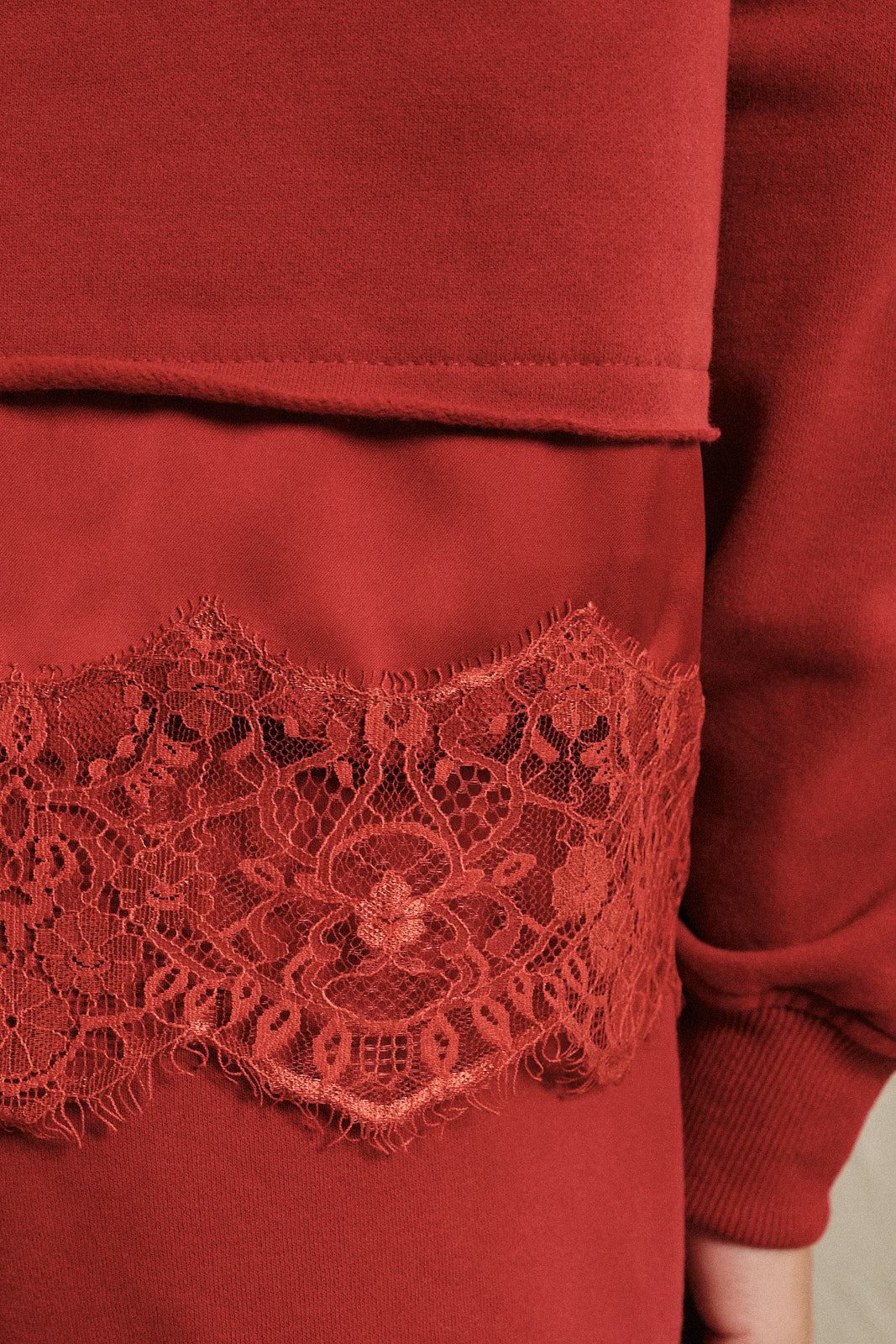 Lace After Hours Sweatshirt