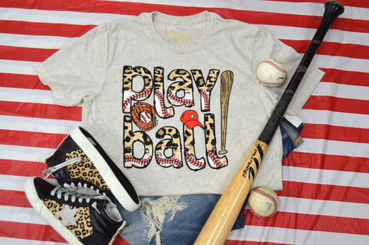 Play Ball Baseball Tee