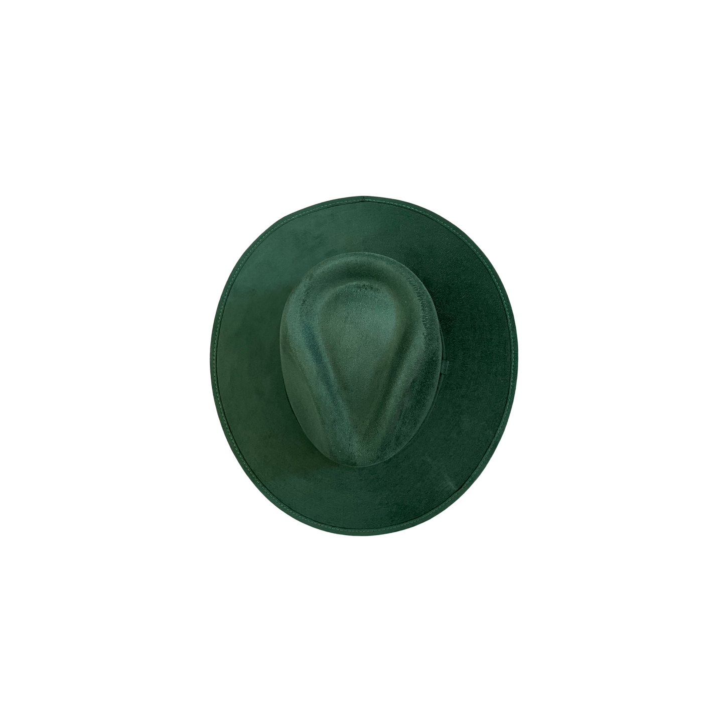Emerald Vegan Suede Hat