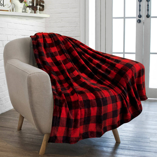 Checkered Fleece Blanket