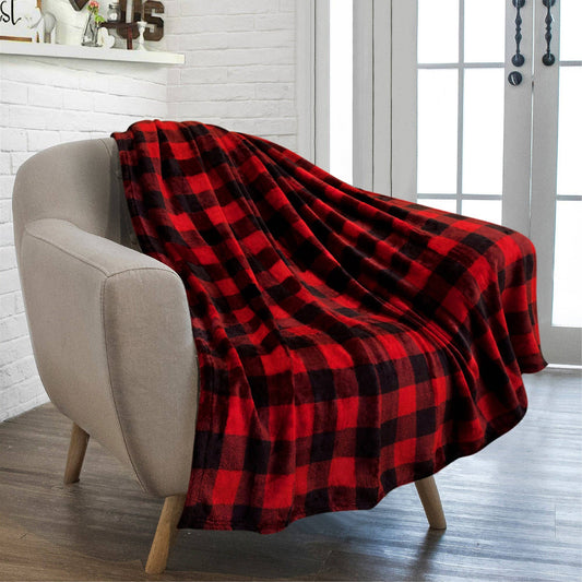 Checkered Fleece Blanket