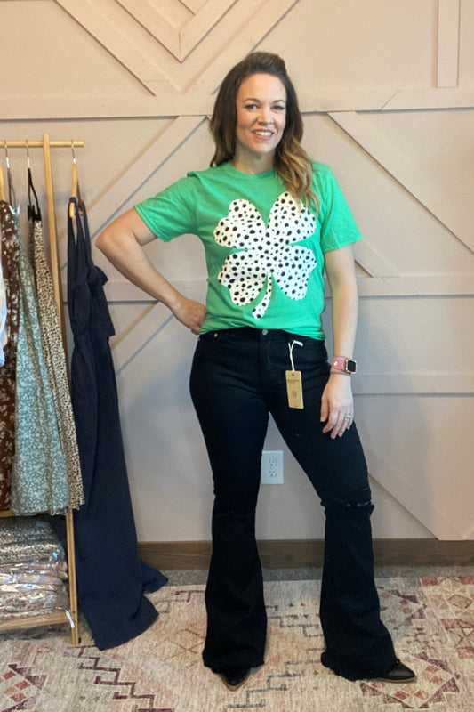 Black Flare Jeans