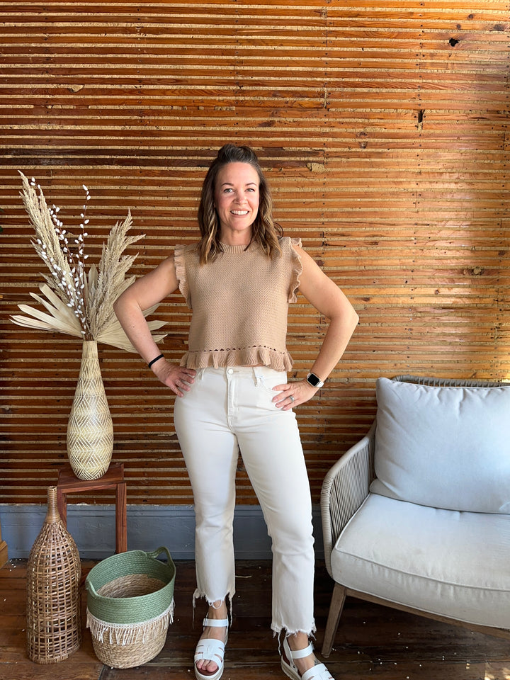 High Rise Crop Flare